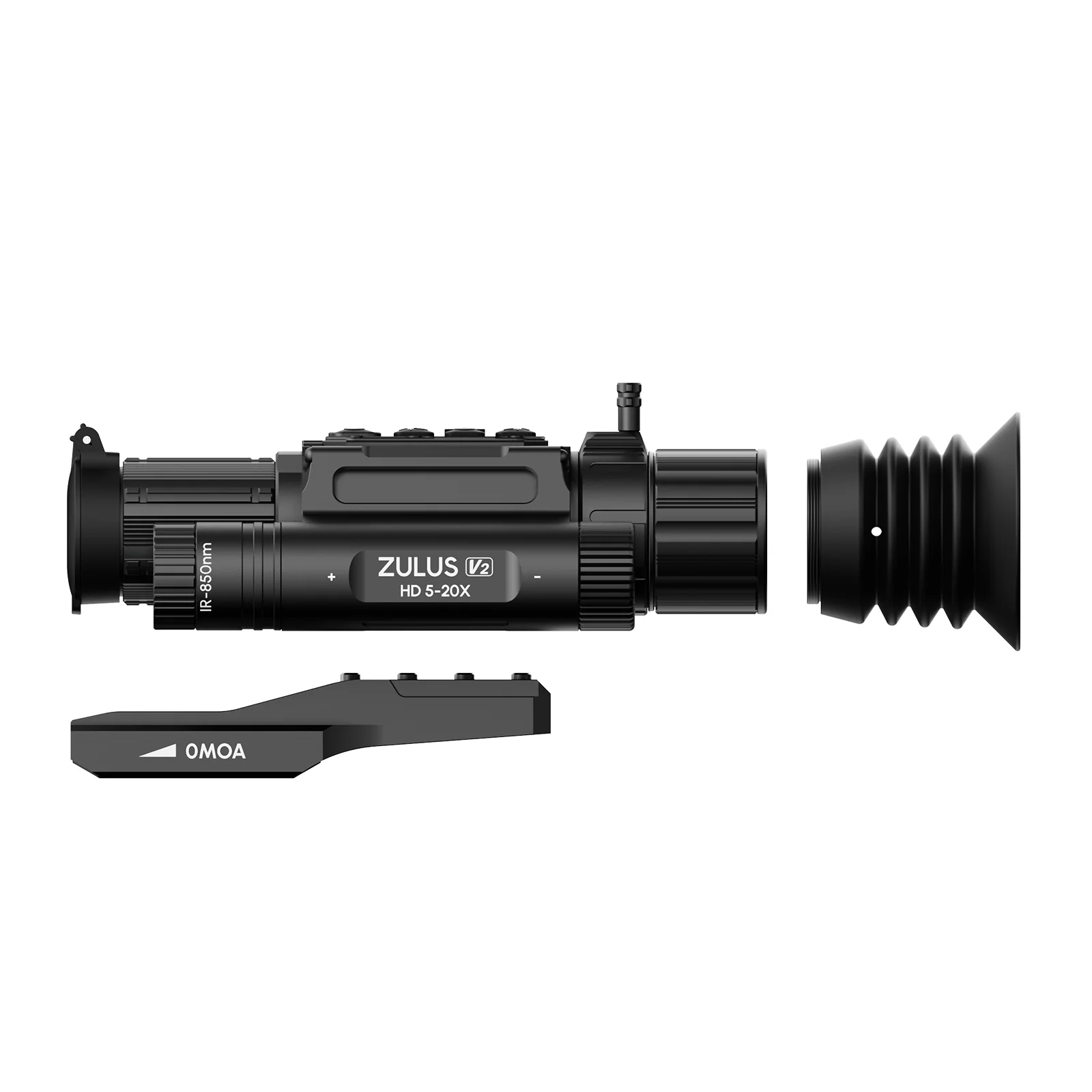 ZHD520-V2 - ZULUS HD V2 5-20X Digital Night Vision Scope - Image 7
